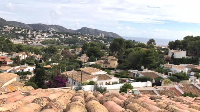 Ferienwohnung Atico-Penthouse En Moraira Con Vistas Al Mar Teulada Exterior foto