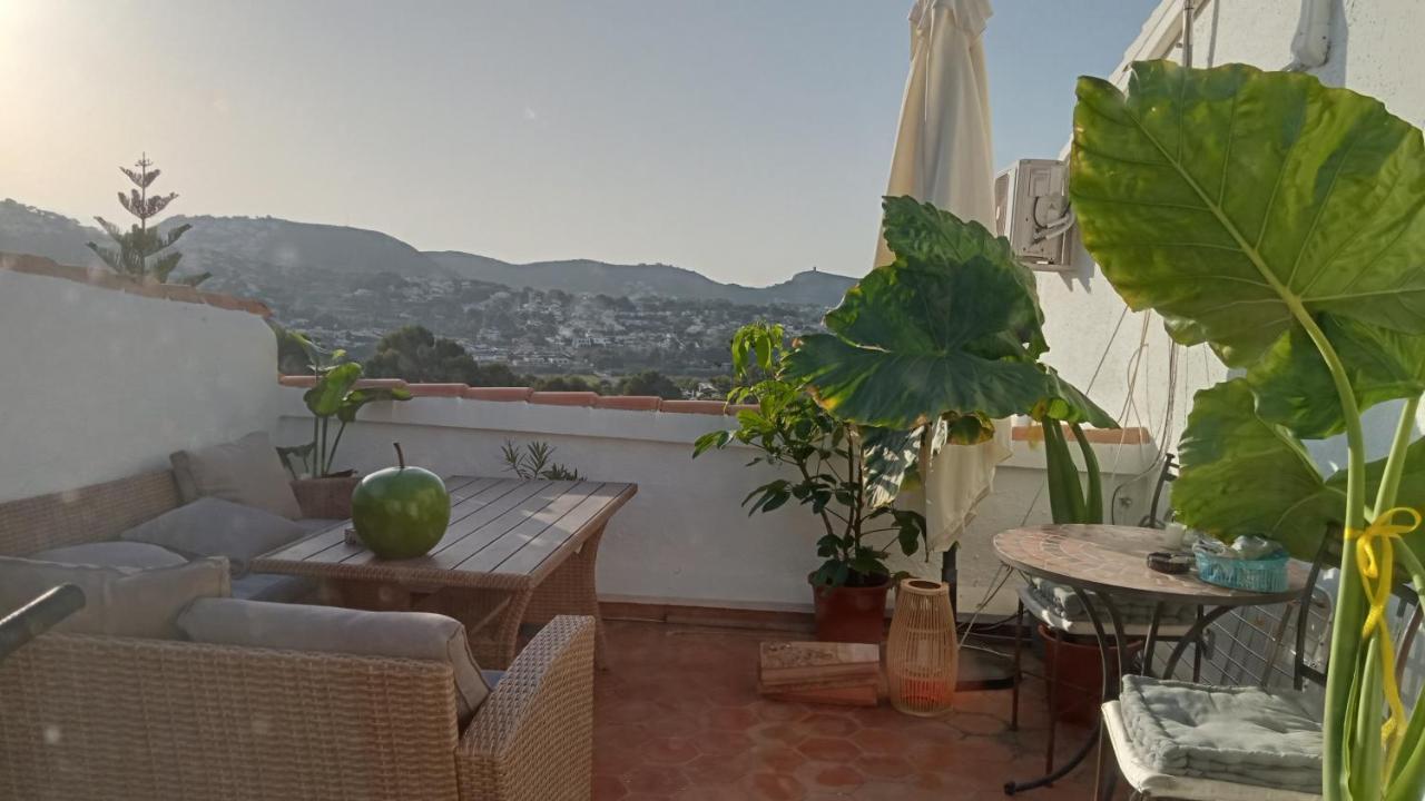 Ferienwohnung Atico-Penthouse En Moraira Con Vistas Al Mar Teulada Exterior foto